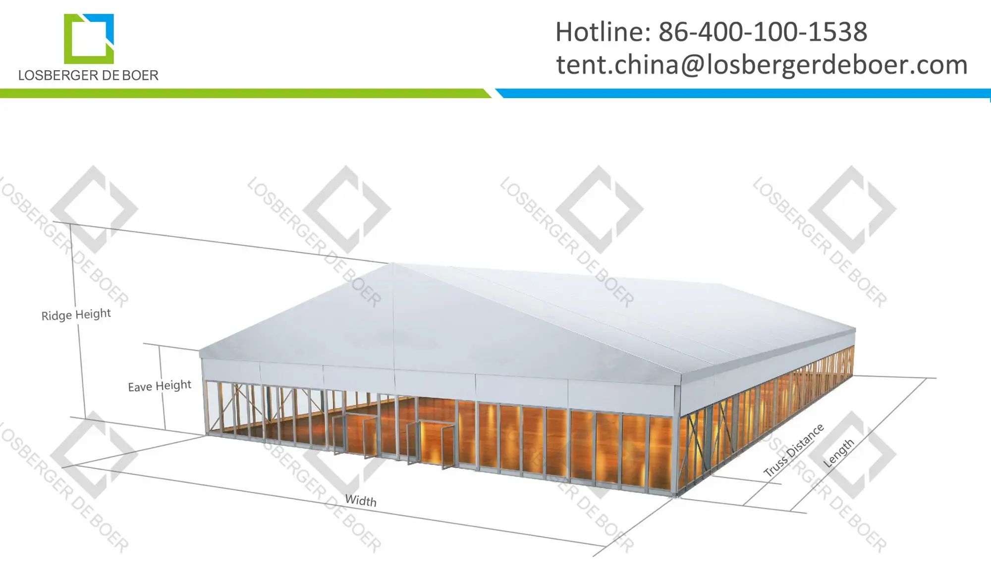 Losberger Rondo Transparent Roof Canvas Losberger Large Clear Span Party Wedding Event ...