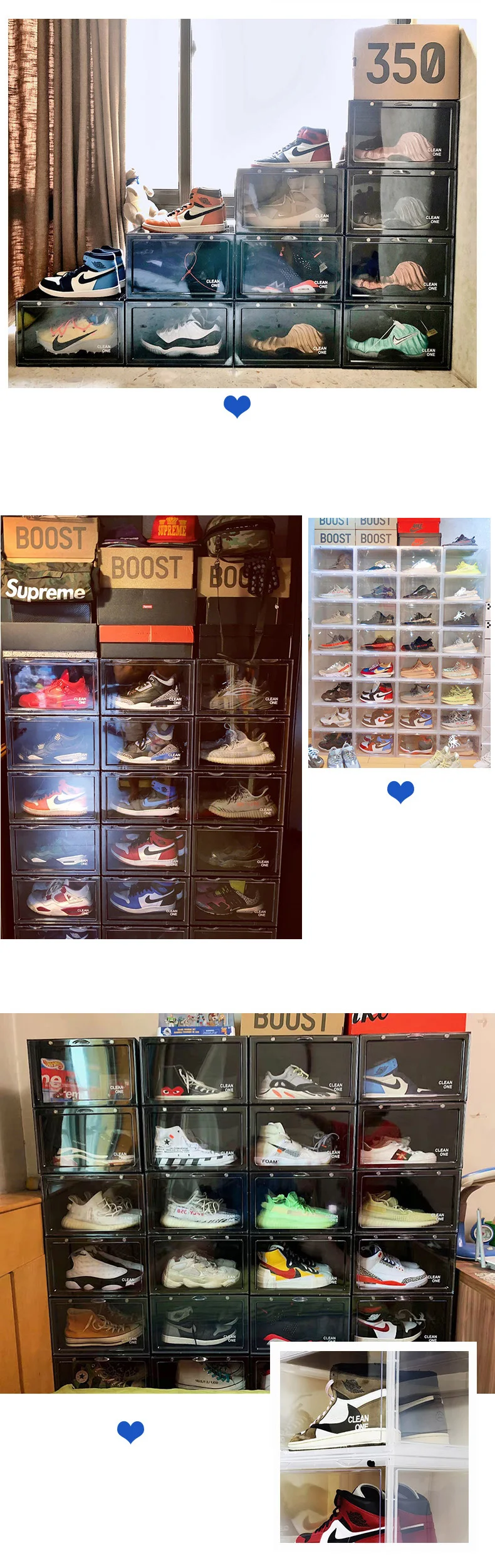 plastic sneaker cases on Drop Front Acrylic Clear Stackable Storage Transparent Shoe Box Plastic Sneaker Storage Container Magnetic Display Case Buy Sneaker Storage Shoe Box Storage Stackable Shoe Box Transparent Shoe Box Sneaker Stackable Storage Drop Front