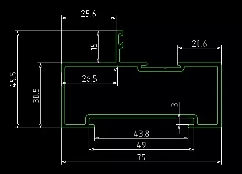 High quality Algeria series profile aluminium window
