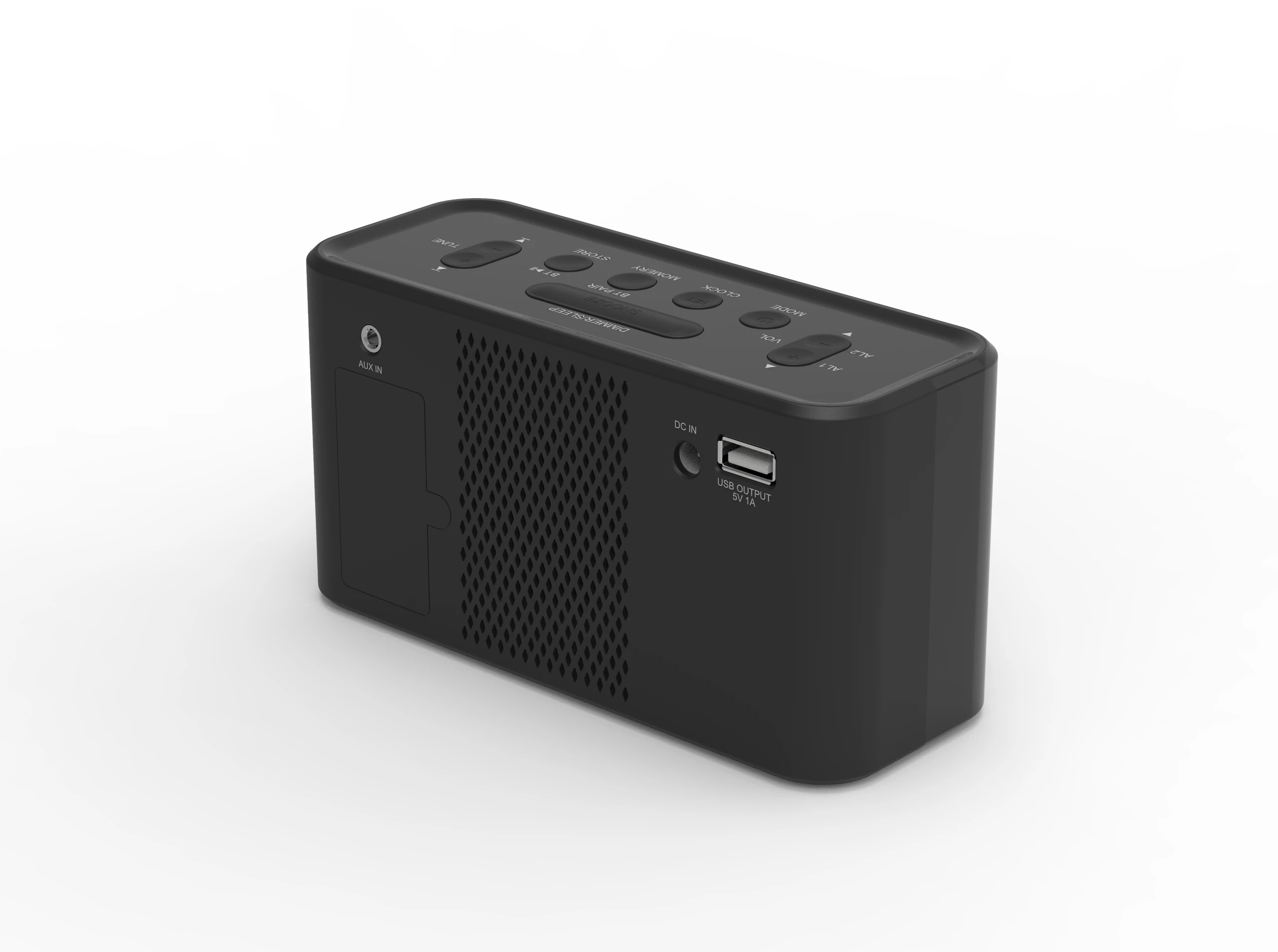 Hx2201 Mini Portable Clock Radio Home Radio Am Fm Digital With