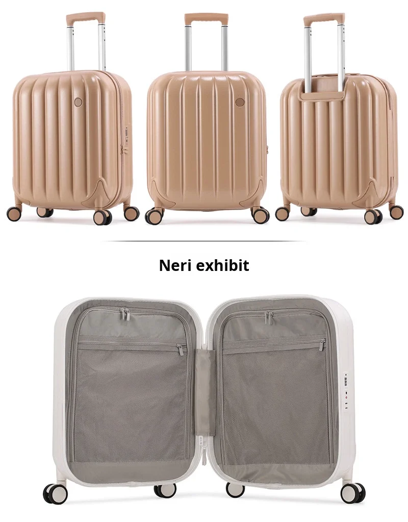 product 20 inch new pumpkin bubble box pc hard case childrens password lock universal spinner wheel travel trolley case waterproof-15
