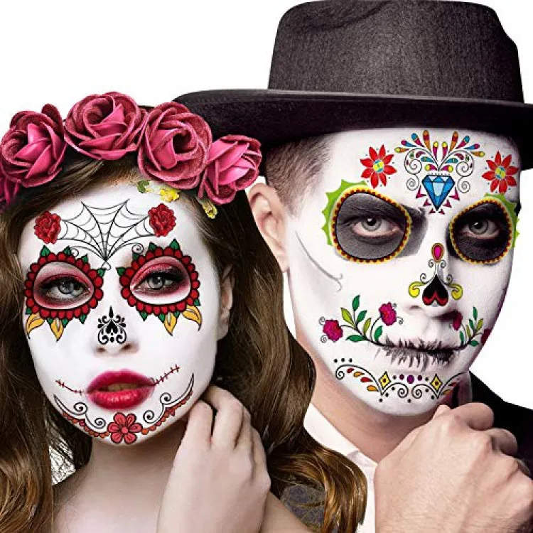 Day of the Dead Temporary Tattoos