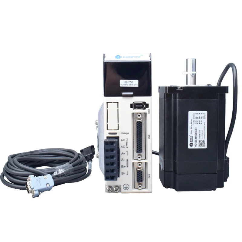 Leadshine H2-758 Servo Motor with 8m Encoder Cable, Ideal for