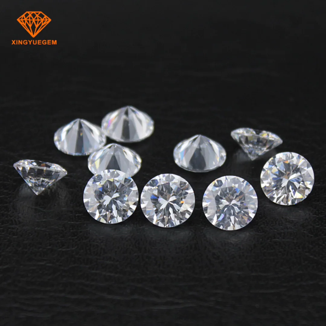 Large Size White Moissanite Diamond 11mm Vvs Clarity 5 Carat With ...