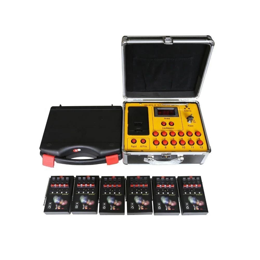 remote control 48 Channels 48 Cues Fireworks Pyrotechnics Firing System ...
