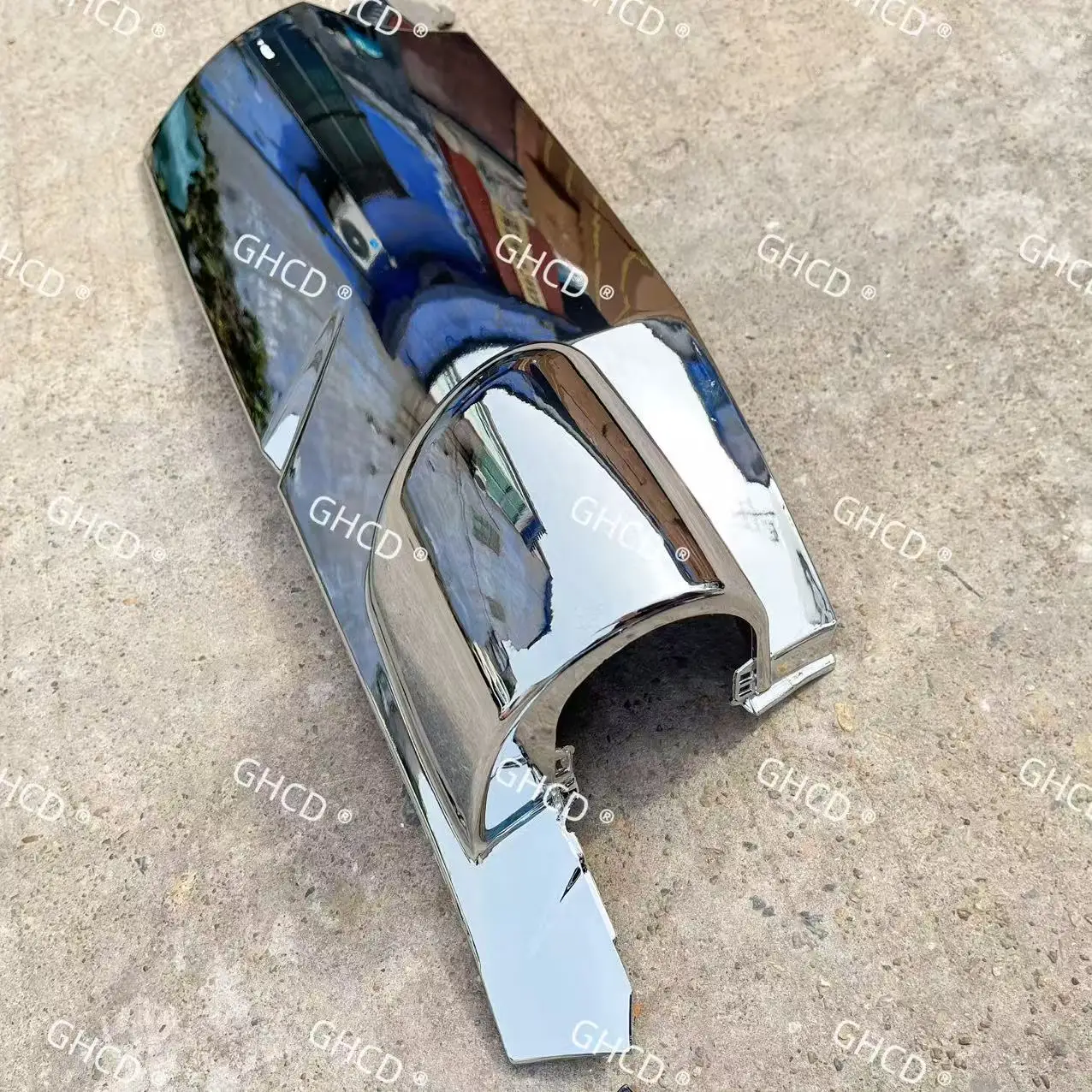 GHCD High Quality/Factory Price Japanese Truck Chrome-plated Two Curve Corner Panel for HINO 300 supplier