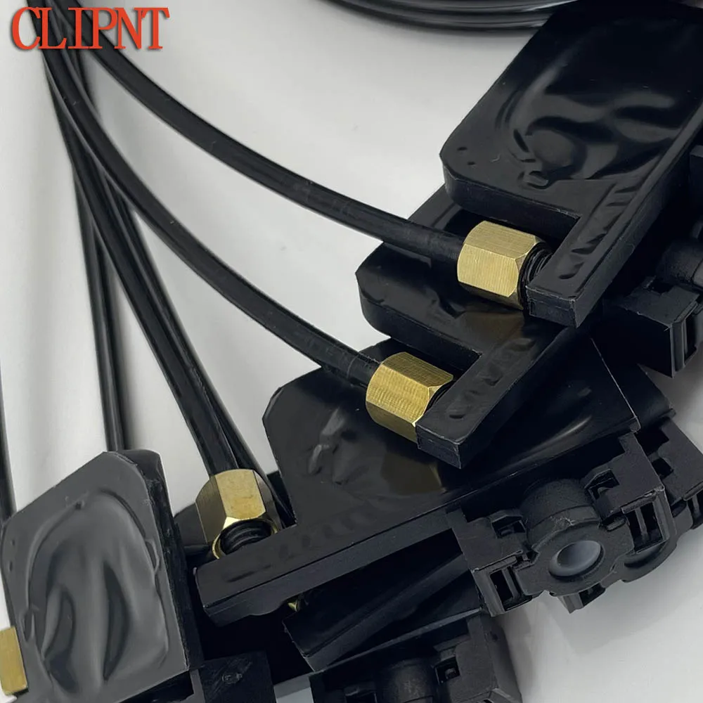 New 6 Color 3x2mm Ink Tube Hose Pipe Line With Square Small Damper