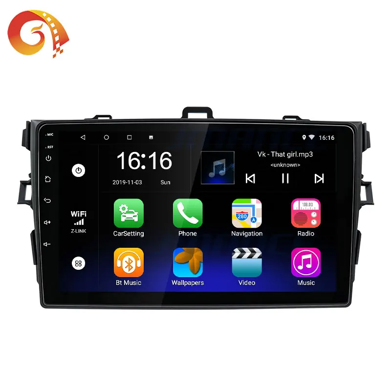Full Touch Screen Head Unit 2din Car Stereo Player Android Radio For
