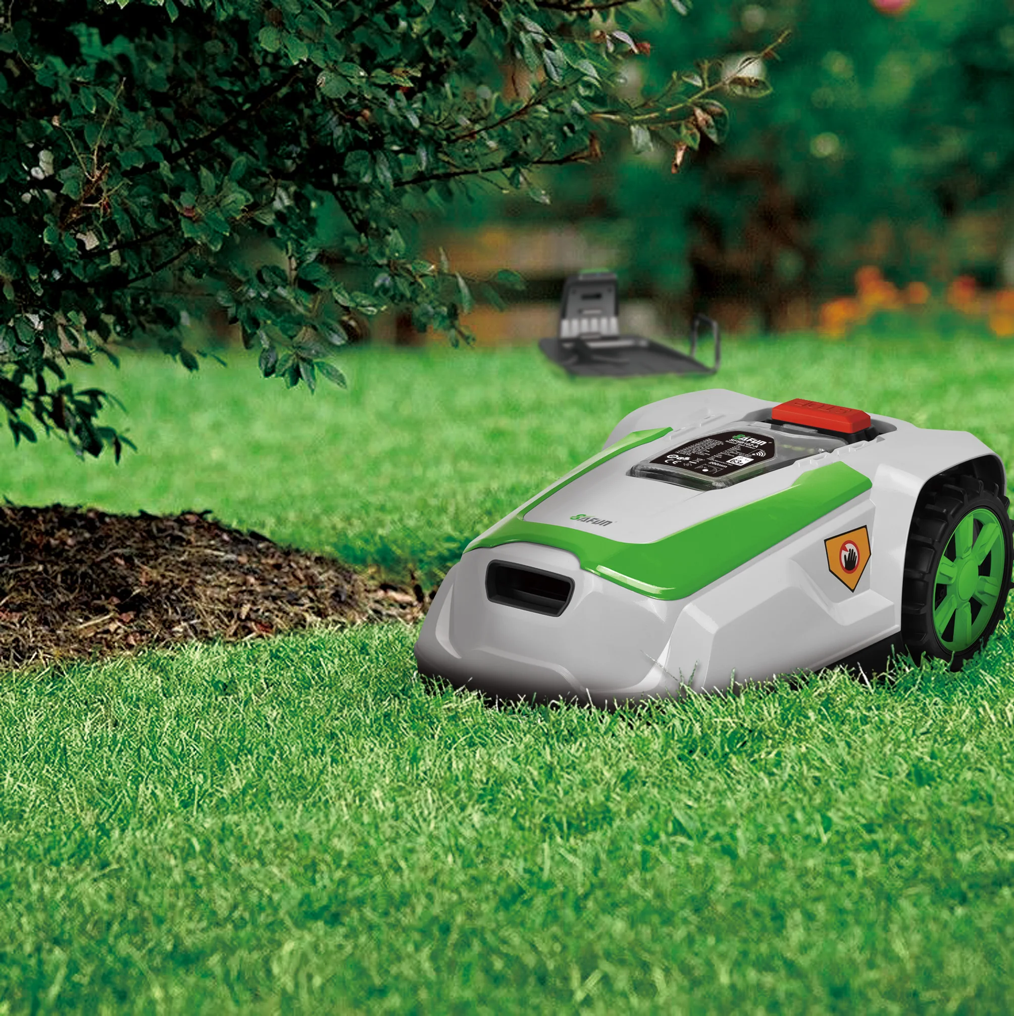 App-Controlled GPS-Assisted Robot Lawn Mower Self-Propelled with 4AH ...