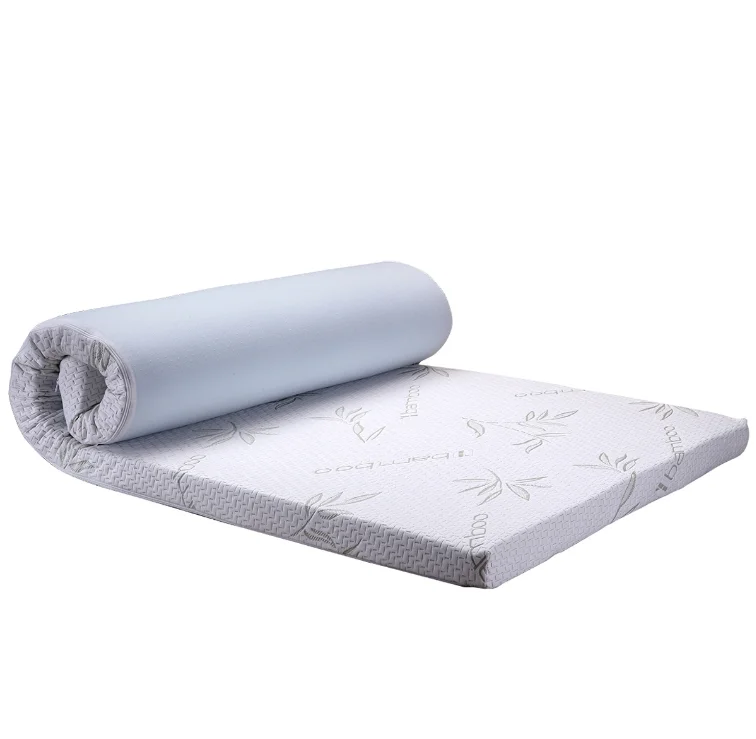 Memory Foam Bed Mattress Topper High Density Pad With Removable Fitted