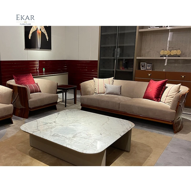 product ekar furniture high quality modern sofa imported fabric leather 1 2 3 seat living room sofa-62