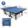 China pingpong board custom 15mm 25mm SMC MDF ittf standard solid wood table tennis table