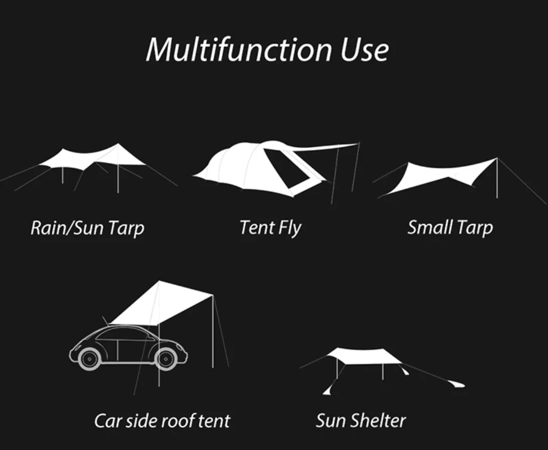 Customized Anodized Folding Extension Aluminum 6063 Adjustable Outdoor