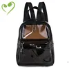 Black PVC Backpack Kid Custom Transparent Clear Mini PVC Backpack Waterproof