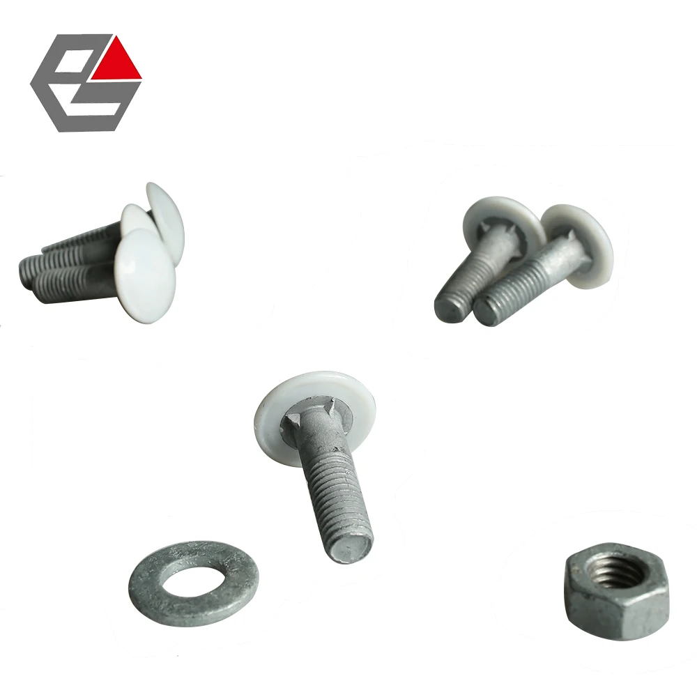 Carbon Steel HDG Fin Neck Bolt Silo Bolt with ABS Cap