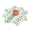 Custom printed reusable food sandwich wrapper burger packaging wax paper custom shawarma wrapping paper