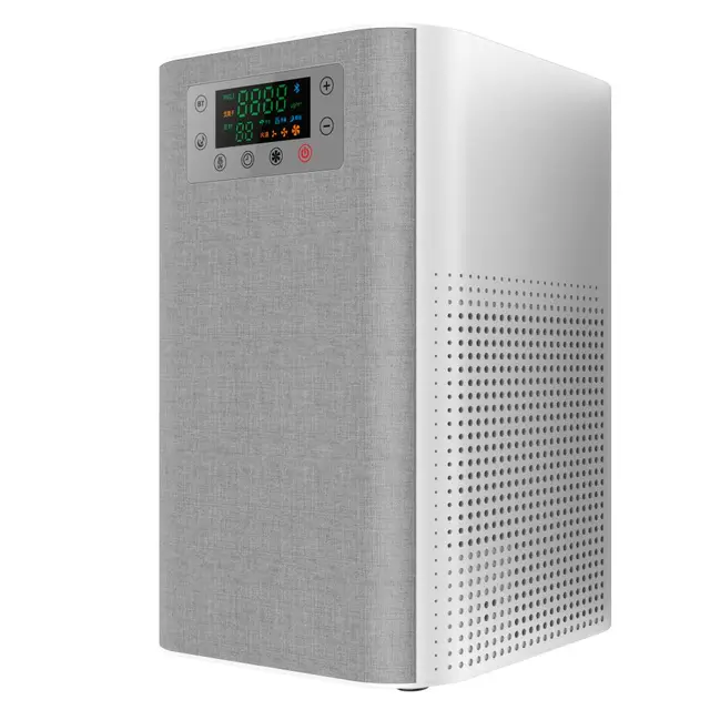 Kechaoda ホームエアフィルター削除ダスト負イオン PM2.5 検出 uv ランプの bluetooth スピーカー空気清浄機