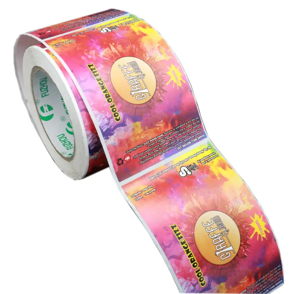 

Custom Waterproof Adhesive Roll Logo cosmetic label ticker printing,100 Pieces