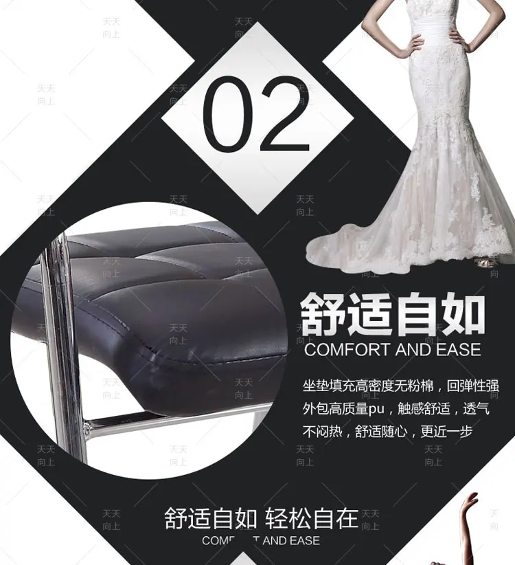 Common Style Kitchen Dining Chair Wedding Banquet Chair Economic Price PU Restaurant Chair In Sale