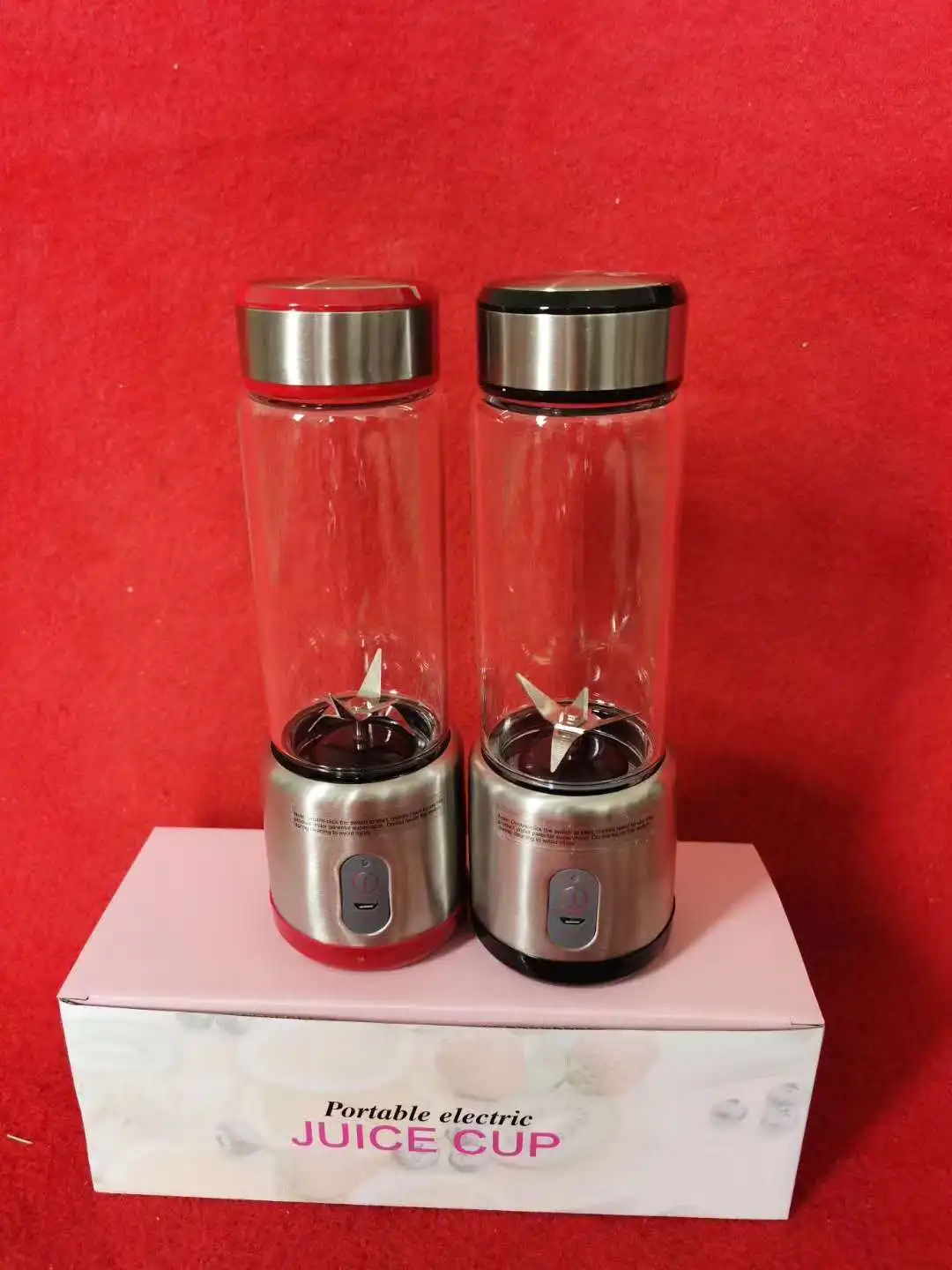 Stainless Steel Six Blades Portable Juicer Blender Electric Fruit Juice Mixer 7.4v Buy