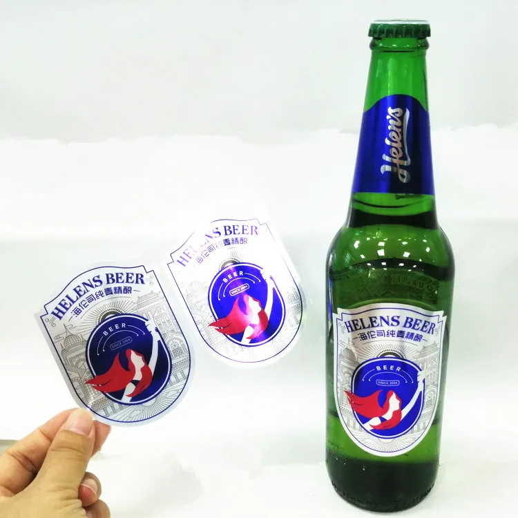 Guangzhou Factory Custom Maker Printing Cheap Metallic Silver Bopp Aluminum  Foil Can Bottle Beer Label - Buy Beer Label,Beer Bottle Label,Beer Can ...