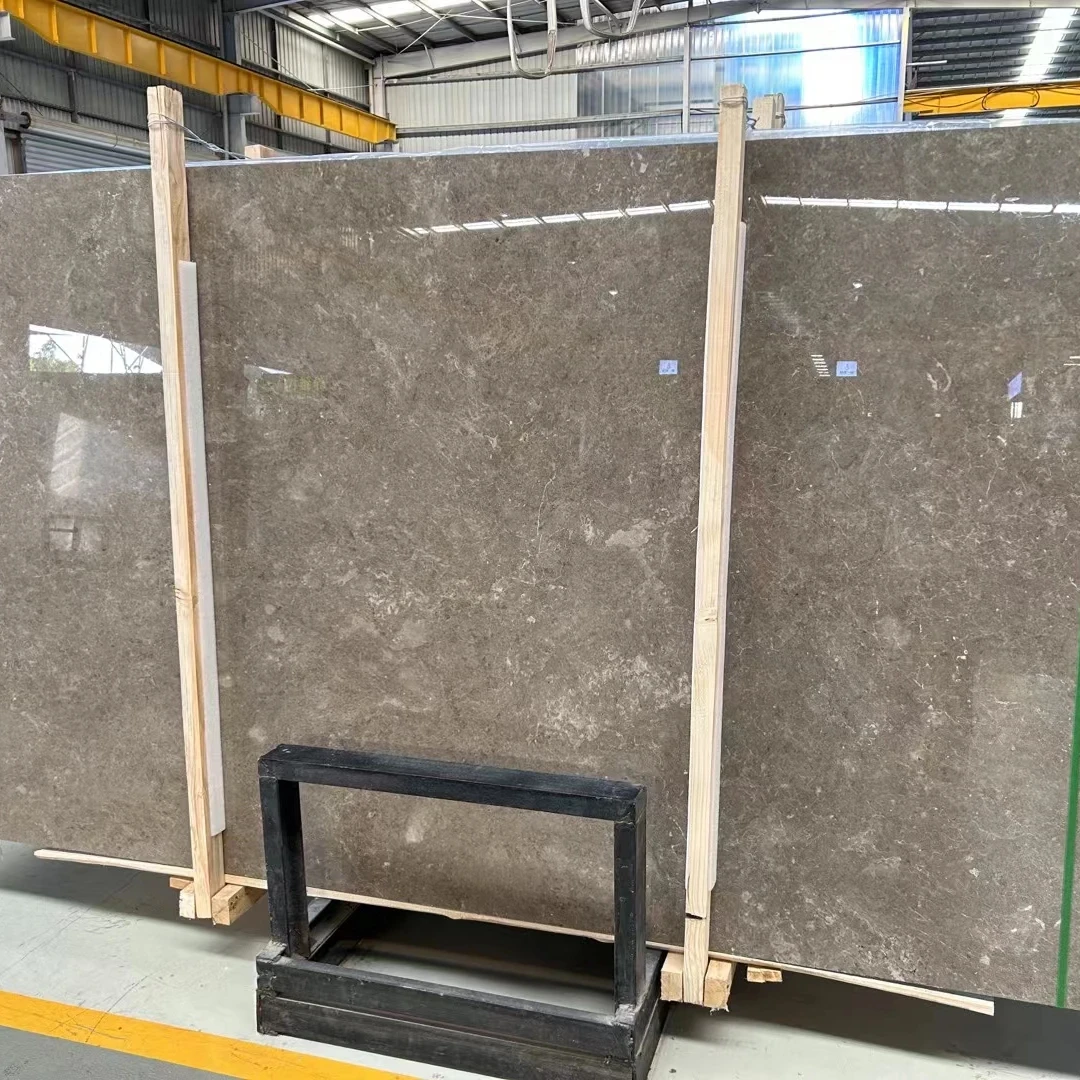 Hot Sale Large Slabs Floor Tiles For Interior Flooring Gray Marble For