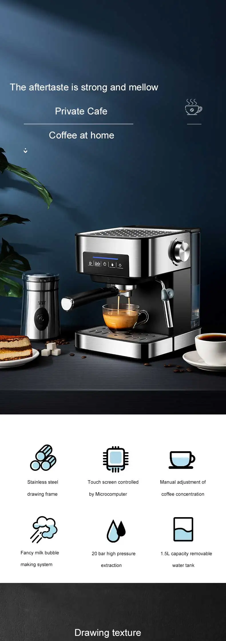 Cafetera turca automática de 1600W, máquina expendedora comercial de  Espresso, funciona con monedas, Envío Gratis|Procesadores de alimentos| -  AliExpress