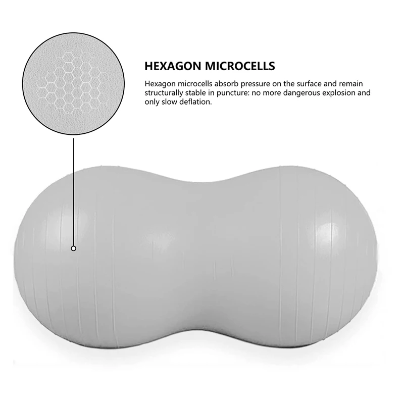 Antiburst Yoga Ball Home Exercise Equipment Sports Gym Peanut Yoga
