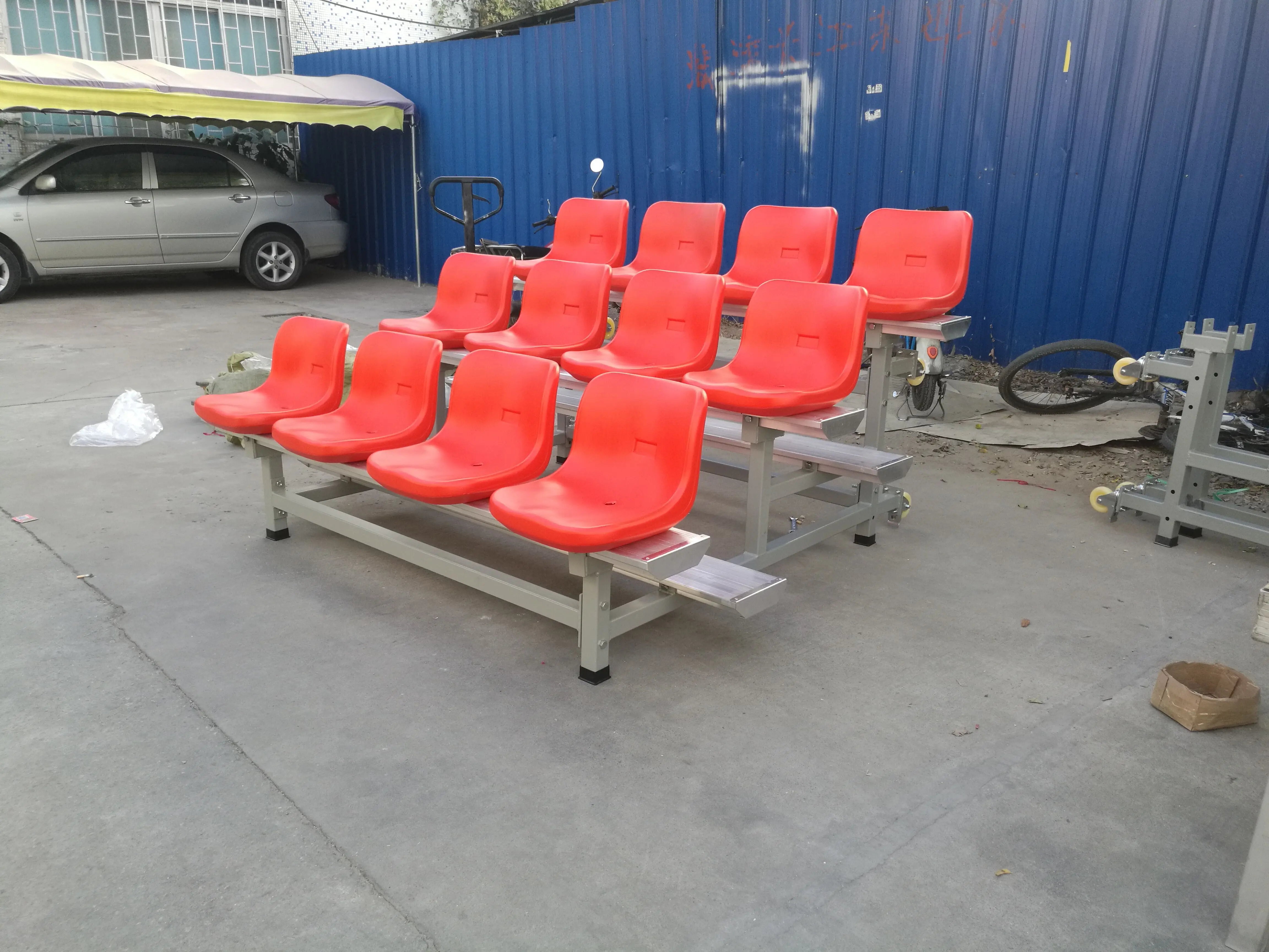 Aluminum Frame Bleachers Seating Sports Grandstands  Outdoor/Indoor Used for Sale
