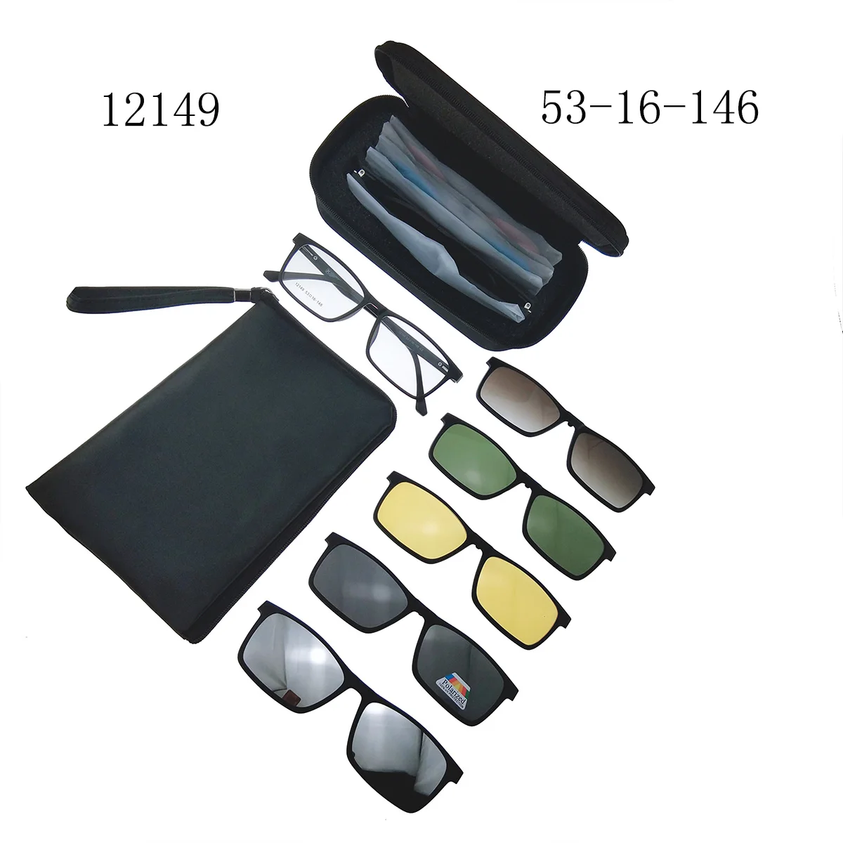 Ansicht opticompo Teile Kit-Brille-schwarz 