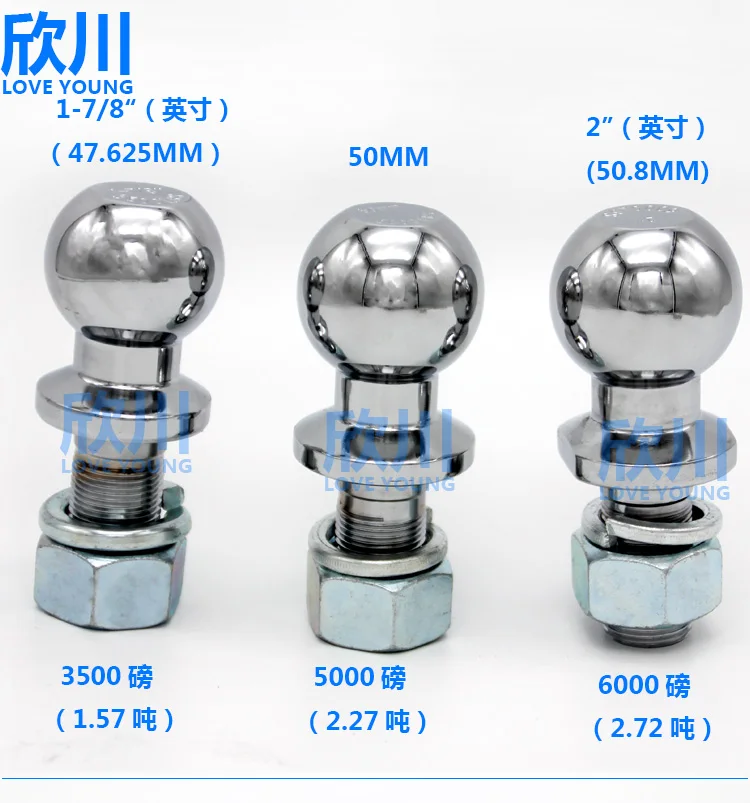 50mm 2" 17/8" 25/16" Trailer Coupling Europe Tow Ball Hitch Ball Trailer Ball Buy Tow