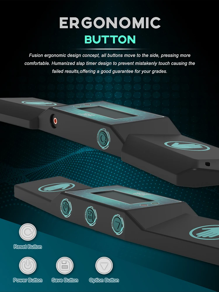 Yongjun professional cube competition black/grey ABS plastic large cube timer display