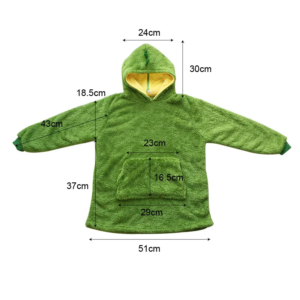 Huggle Pets Animal Hoodie Folding Car Pillow Kids Hoodies Blanket