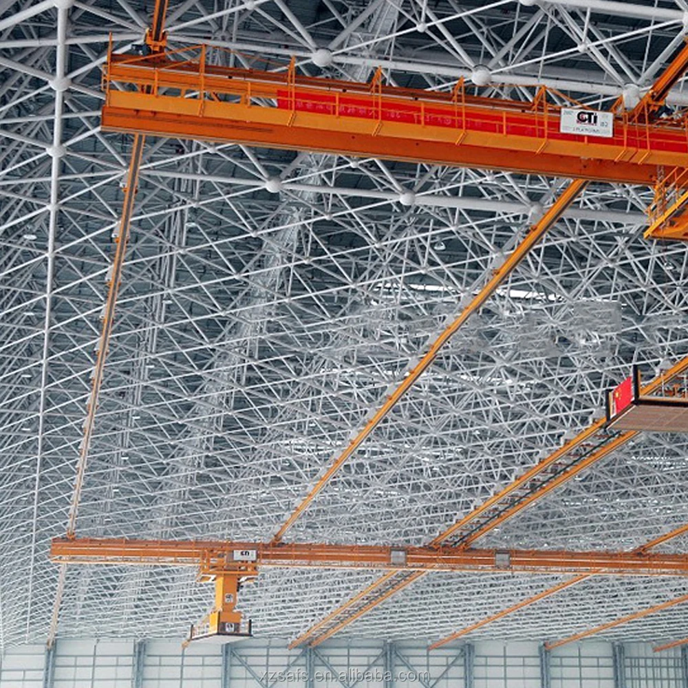 Big span. Опоры крыши в ангаре. Крыша терминала. Ангар для самолета из бумаги. 180m span Hangar.
