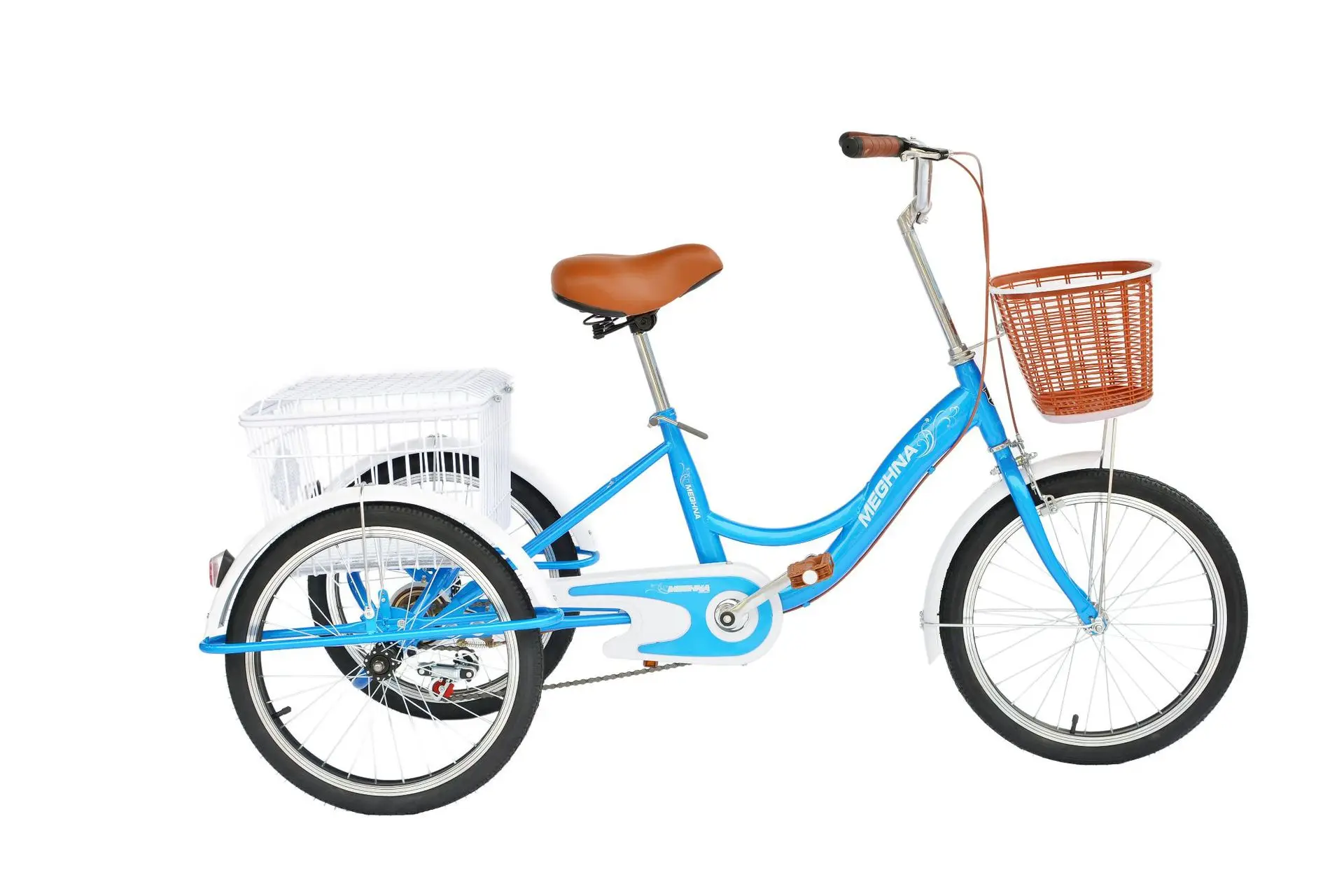 20 Inch Human-powered Leisure Tricycle With Vegetable Basket - Buy ...