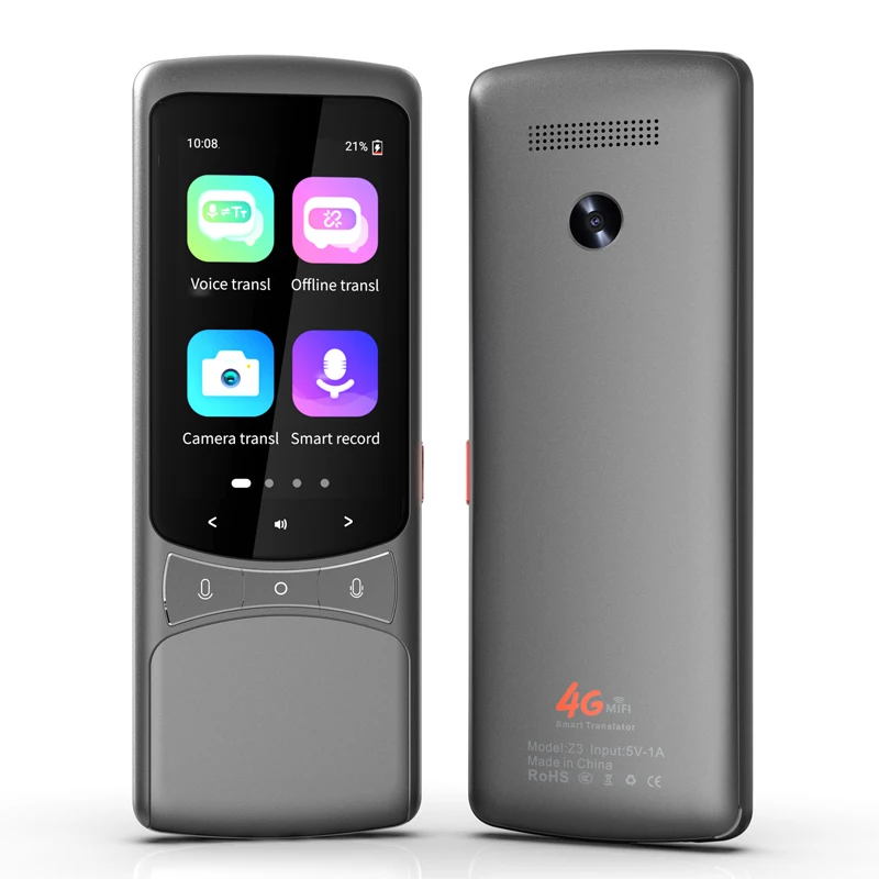 Z3-4G Portable Translator - 134 Languages, Offline & Online