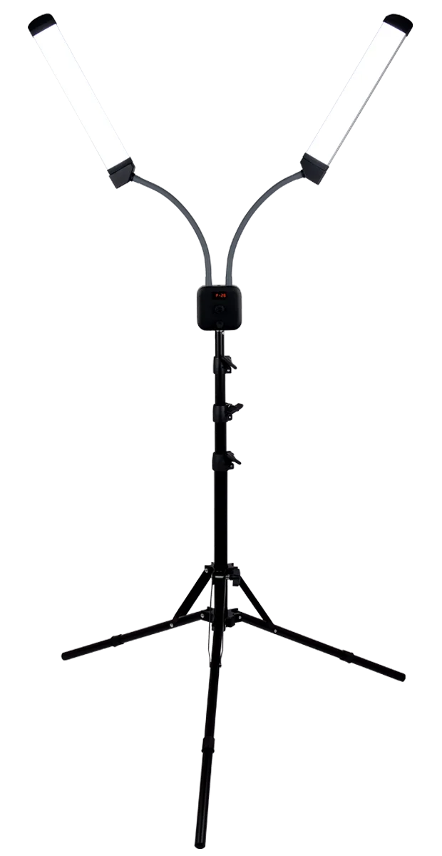 Fill light 40W 3360lm  dimming double-arm fill light led photography studio light lamp with adjustable tripod stand