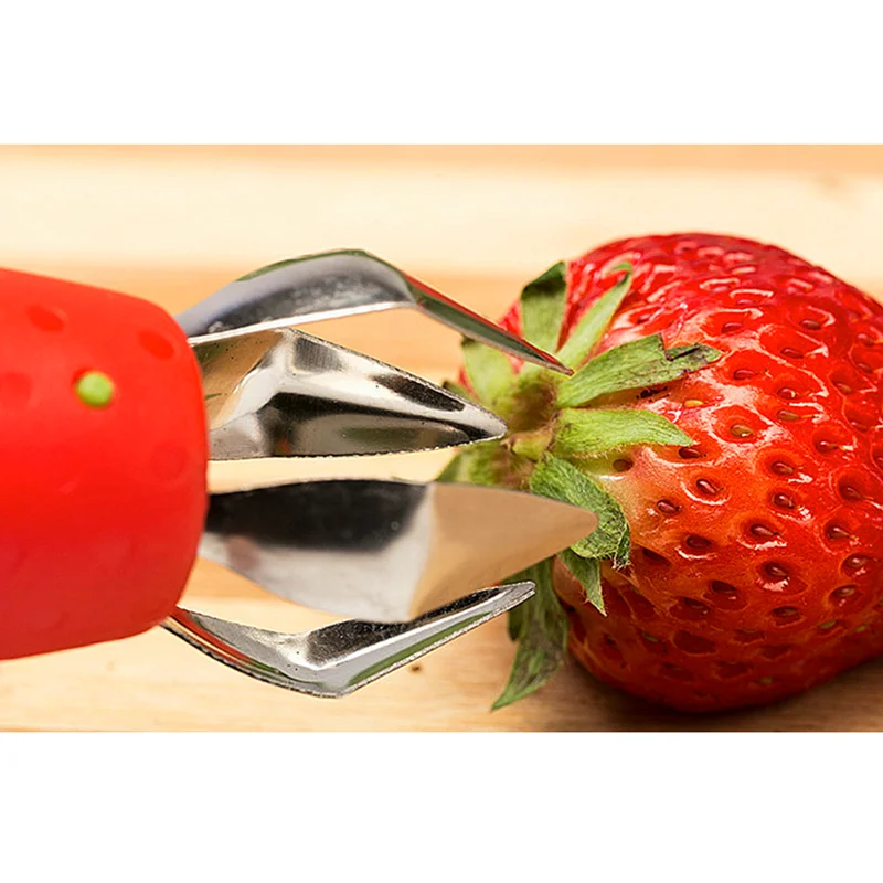 Strawberry Huller,Stem Remover Tomato Corer Tool Kitchen Gadgets (1pcs