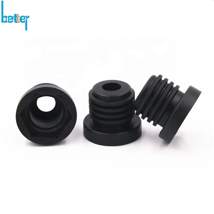 10mm 20mm 32mm Threaded Rubber Stoppers Plug Buy Threaded Rubber
