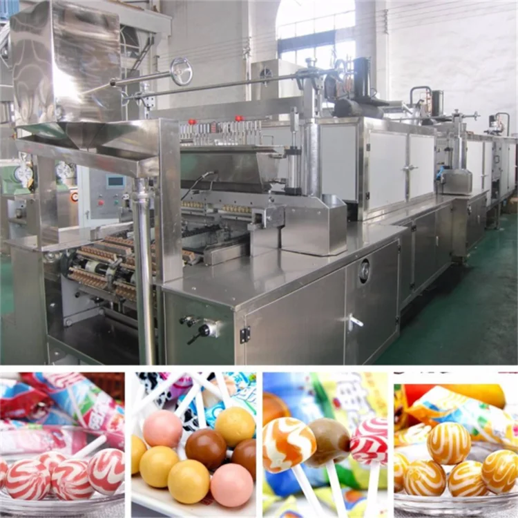 Small confectionery hard soft jelly lollipop gummy candy making machine lollies machine