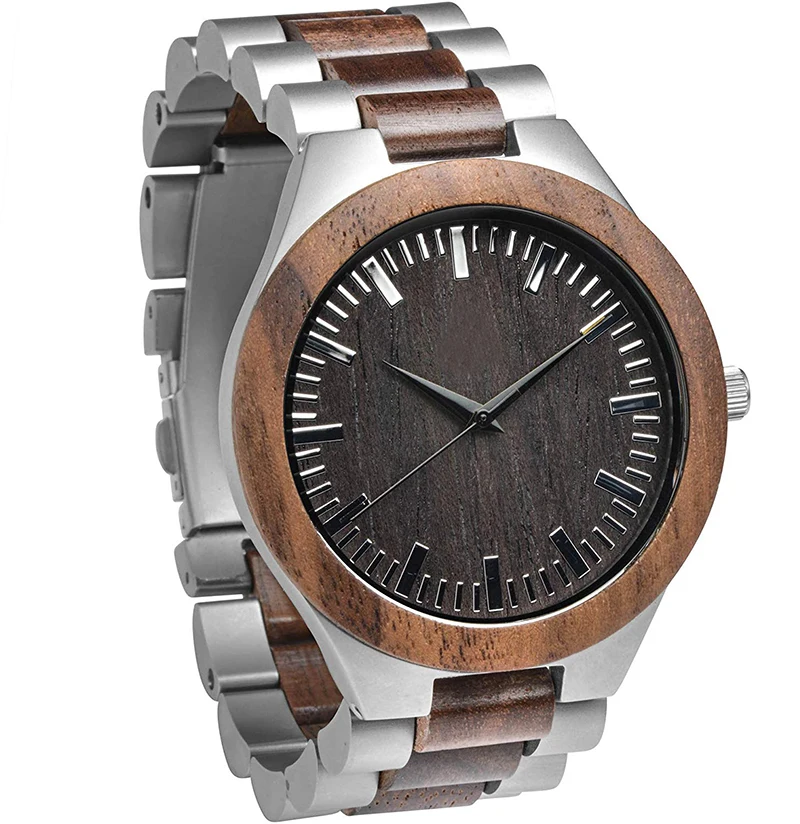 

Wooden watches 2020,10 Pieces, Brown