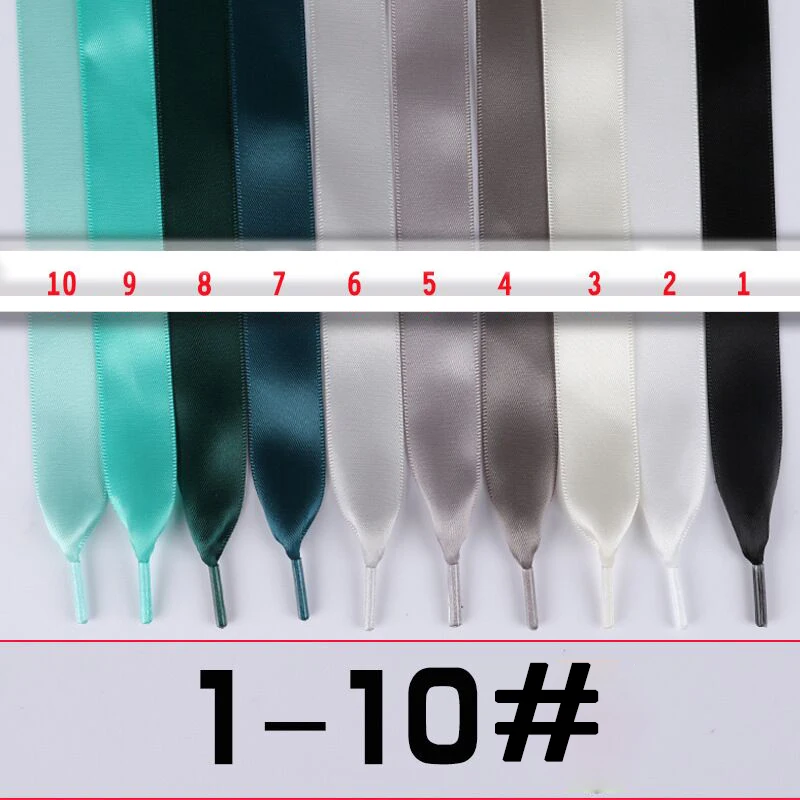 Promotional Satin Silk Flat Ribbon Shoelaces Factory,Brilliant Colors