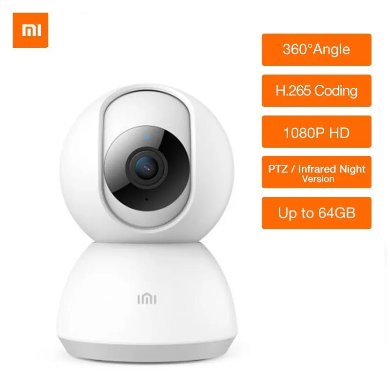 
Original Xiaomi MiJia 1080P 360 Degrees Home Panoramic WiFi IP Camera Motion Detection Night Vision Magic 4X Zoom CCTV 