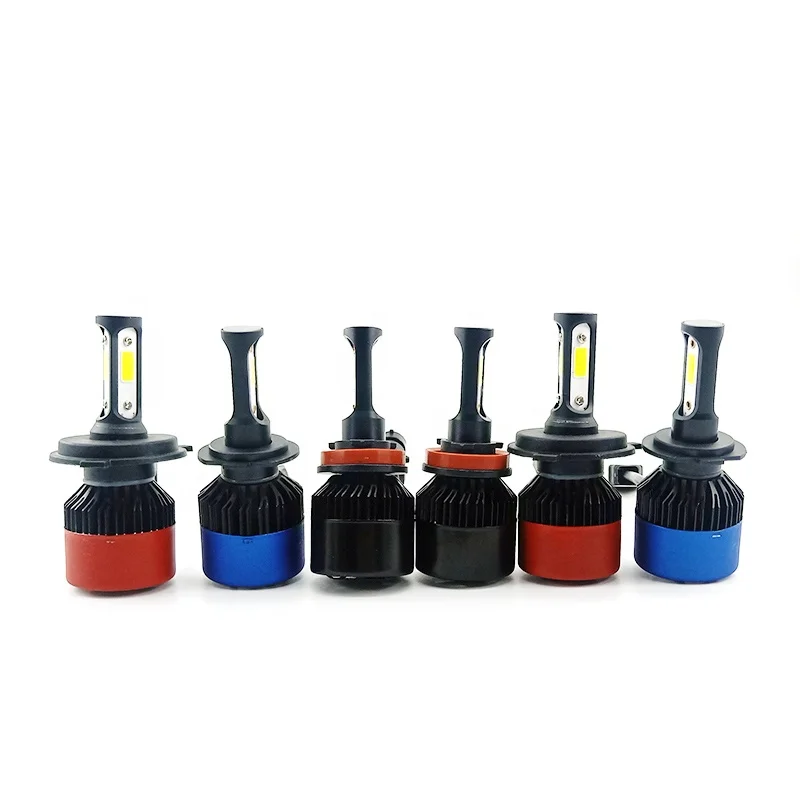 Auto lighting system 12v dual color mini led flashing headlamp car light
