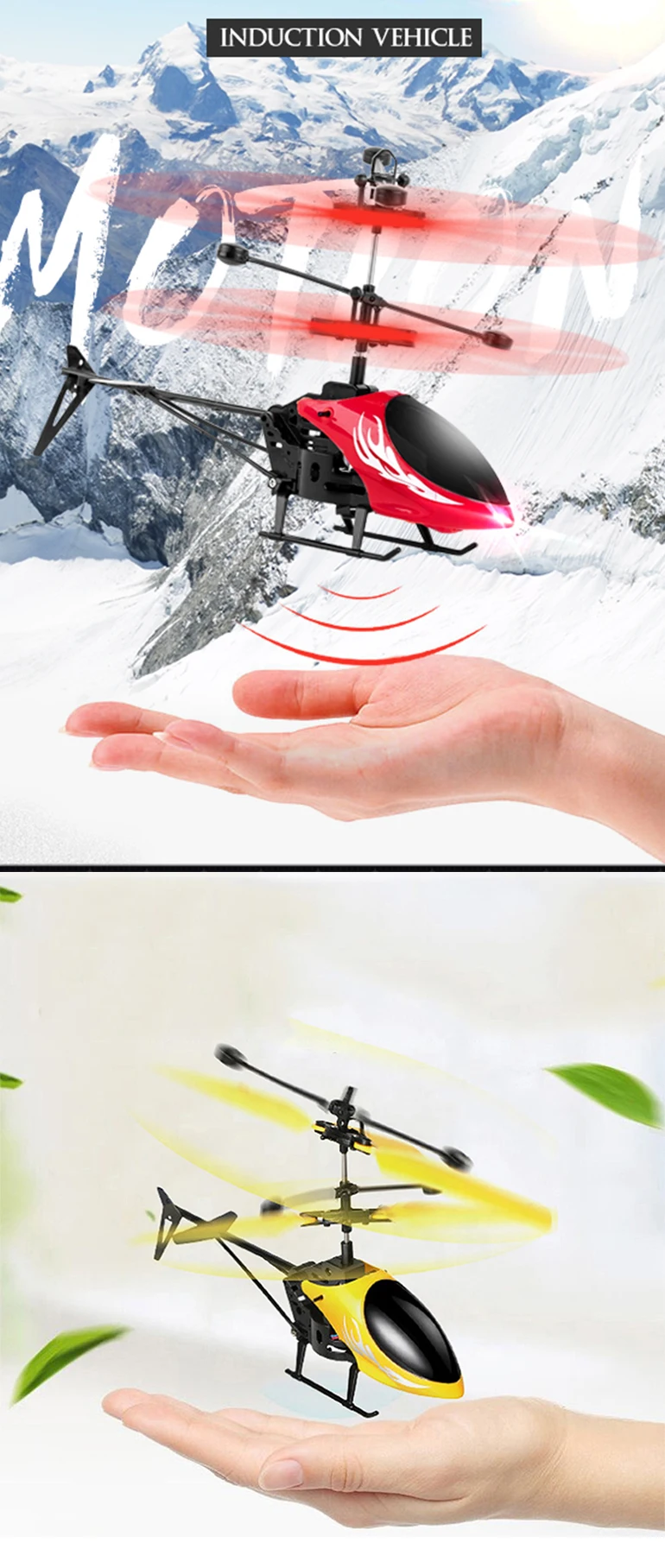 Chengji Newest cheap kids infrared sensor hand control helicopter toys with light