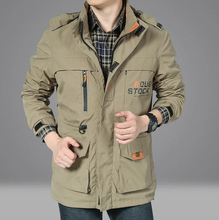 Hot Selling Casual Wear Multi-pocket Mens Jacket - Buy Mens Multi ...