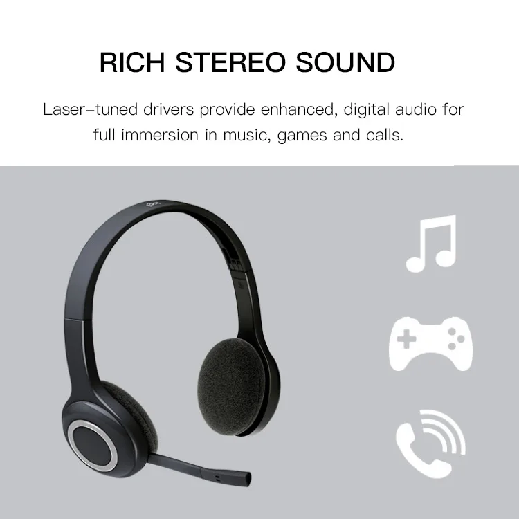 logitech h600 wireless computer headset