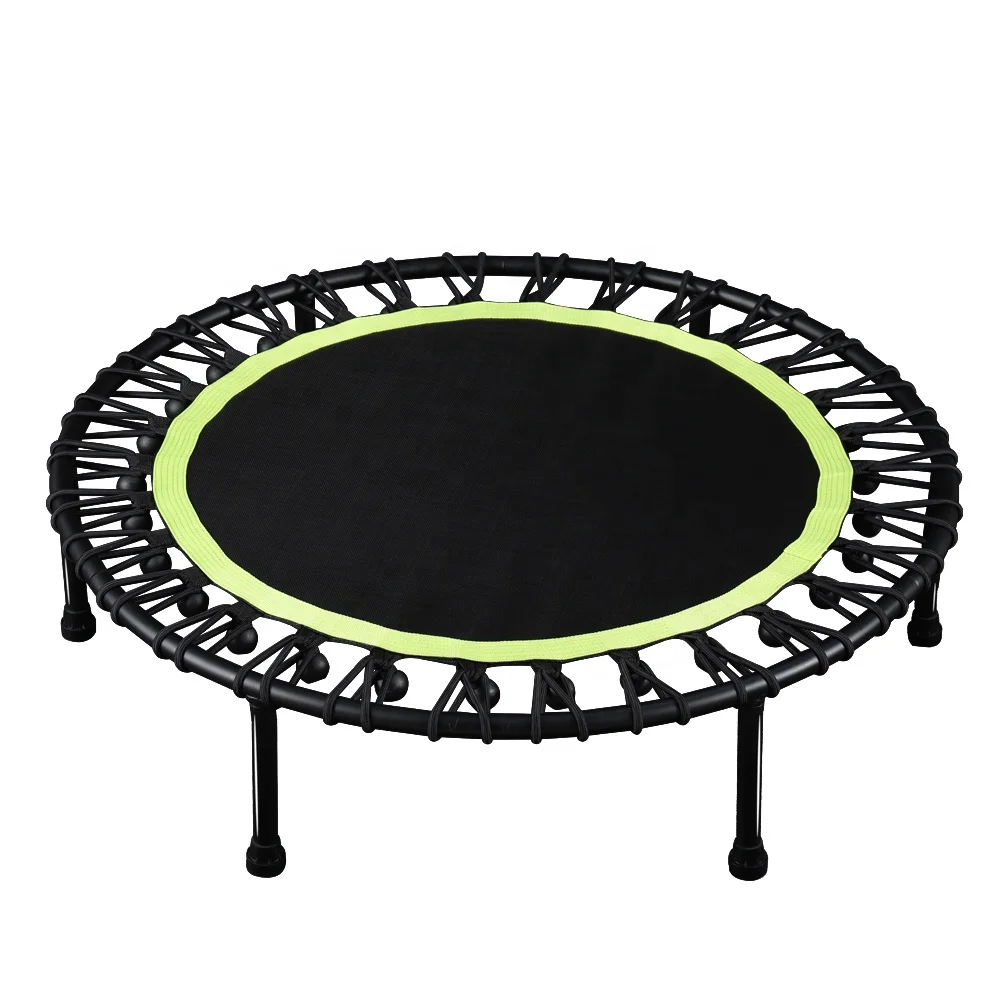 indoor gym high quality round silent mini fitness trampoline