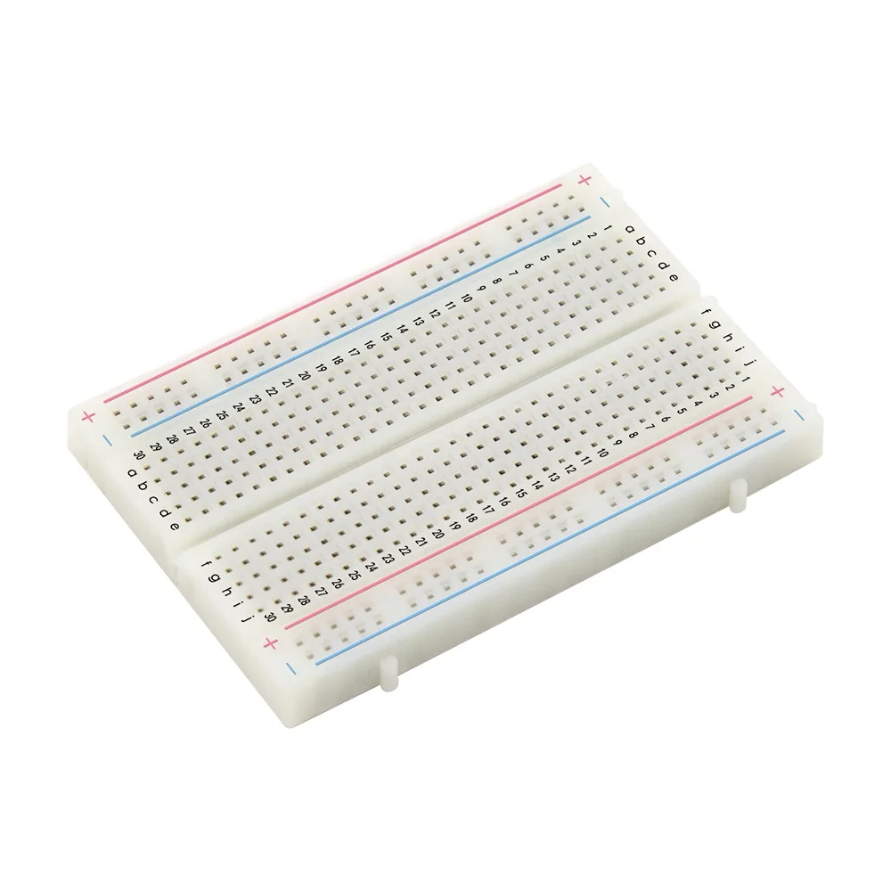 robotlink 400 领带点触点迷你电路实验无焊面包板白色透明