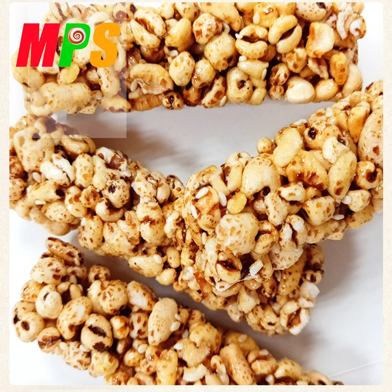 Wholesale Highland Barley Rice Stick Puffed Rice Halal Grain Snack 320g